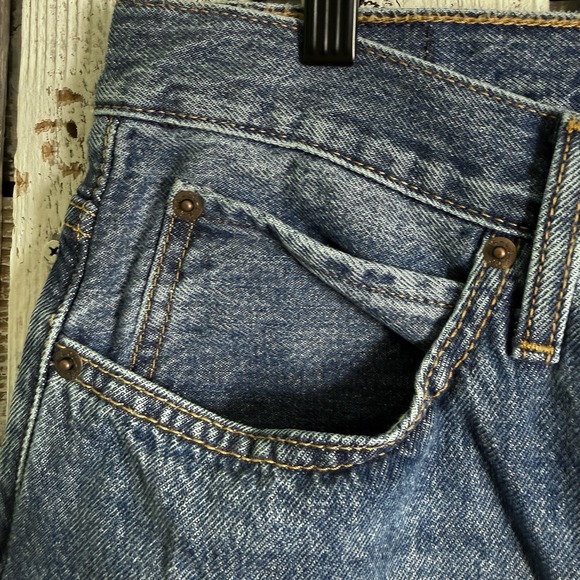 Levi's 94 Baggy Jeans Dark Wash Denim Women's Size 31 Grunge Skater Boho Cotton - Picture 9 of 10